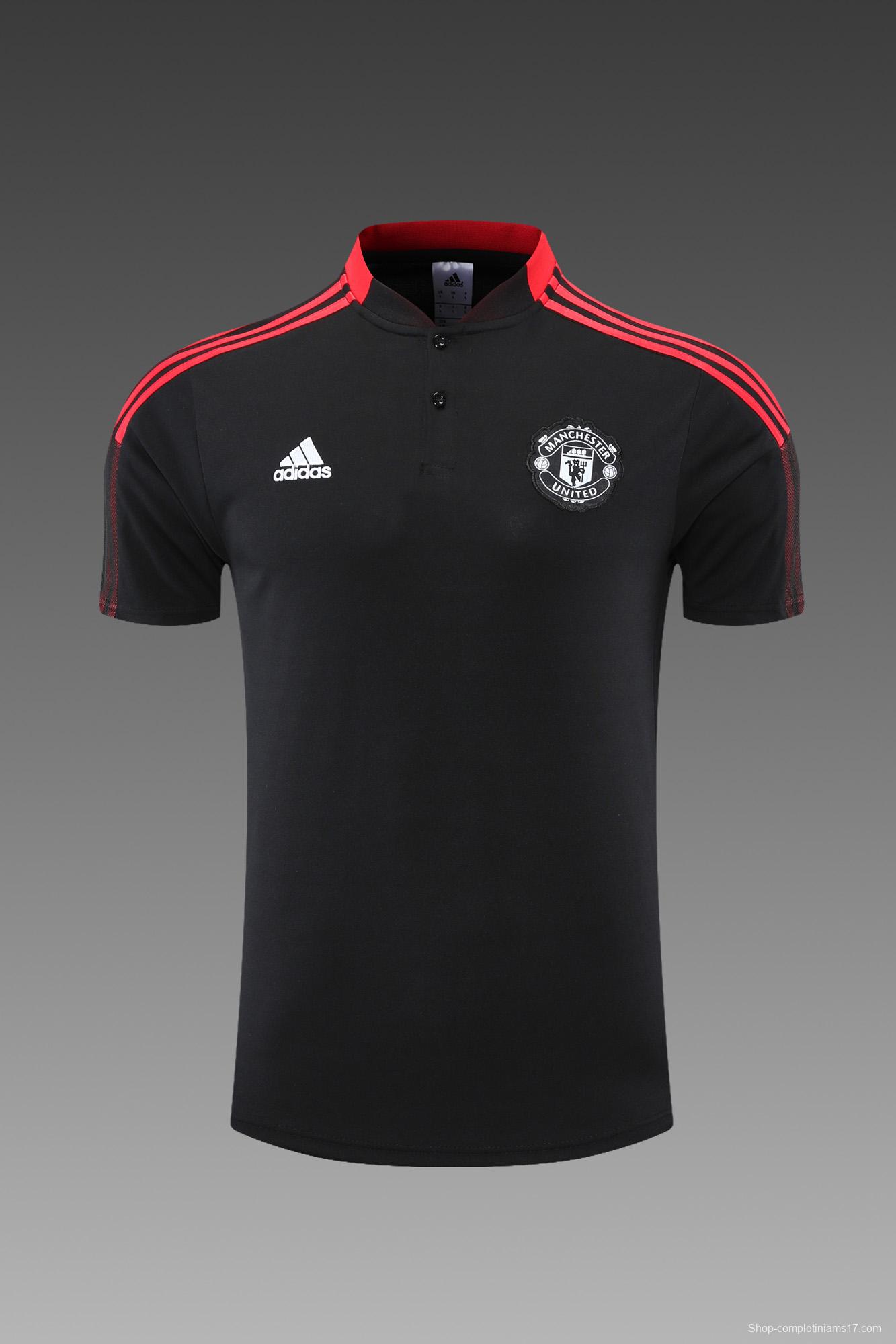 Manchester United POLO kit Black and red stripes(not supported to be sold separately)