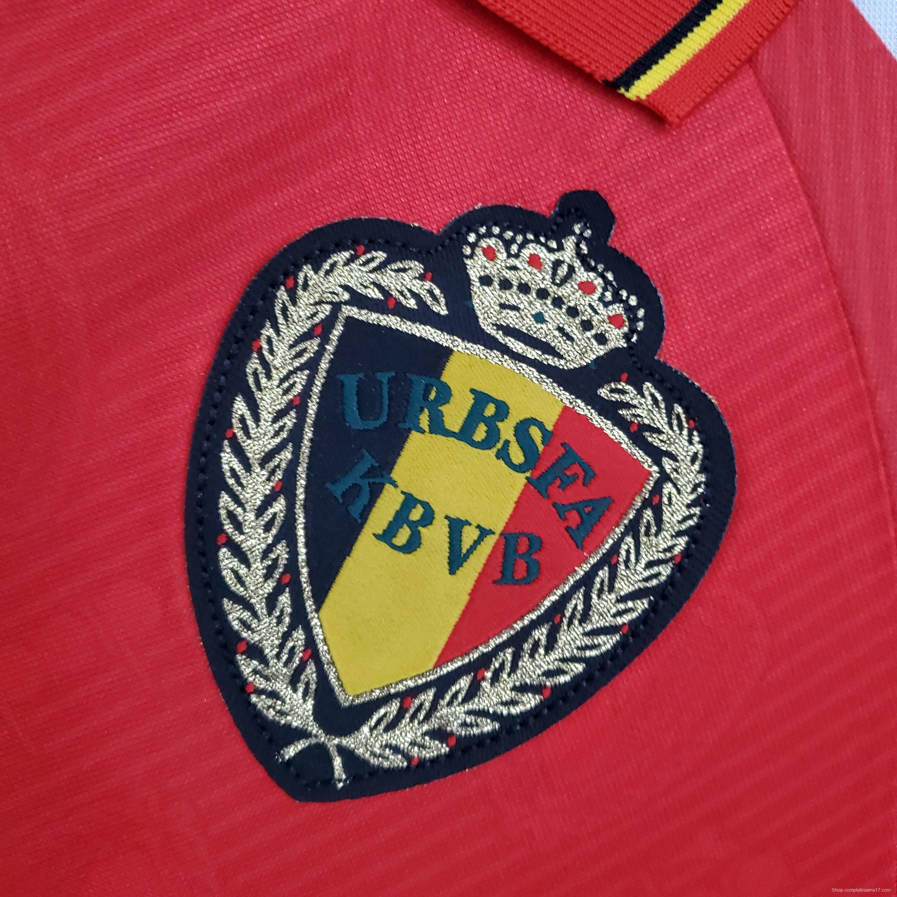 Retro 1995 Belgium home Soccer Jersey