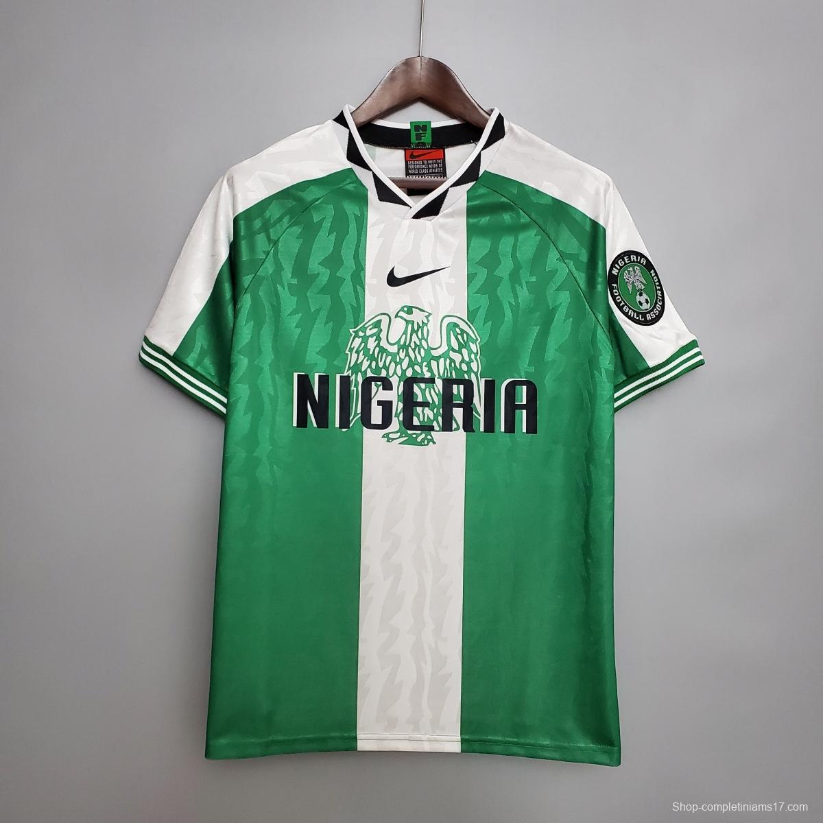 Retro Nigeria 1996 home Soccer Jersey