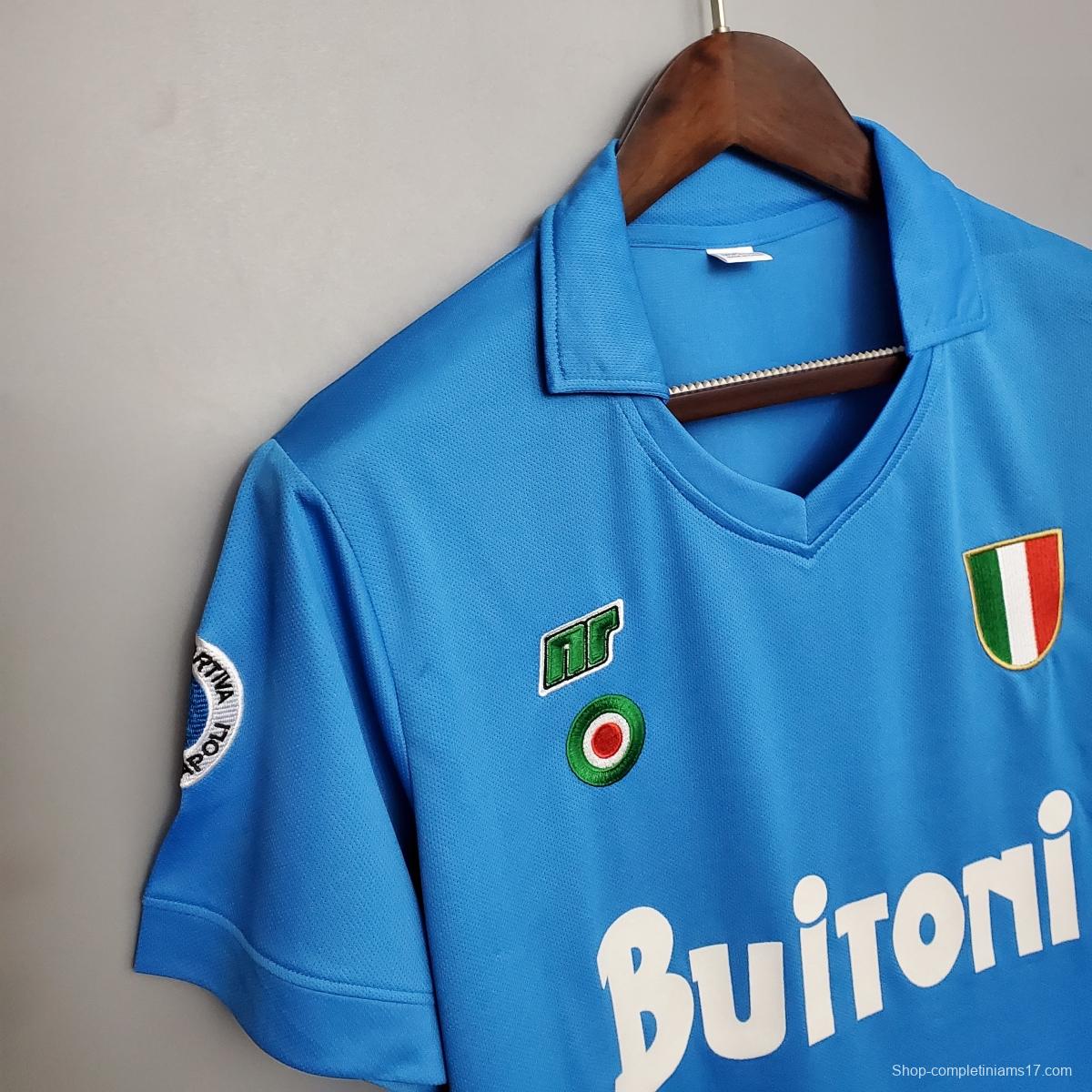 Retro Napoli 87/88 home Soccer Jersey