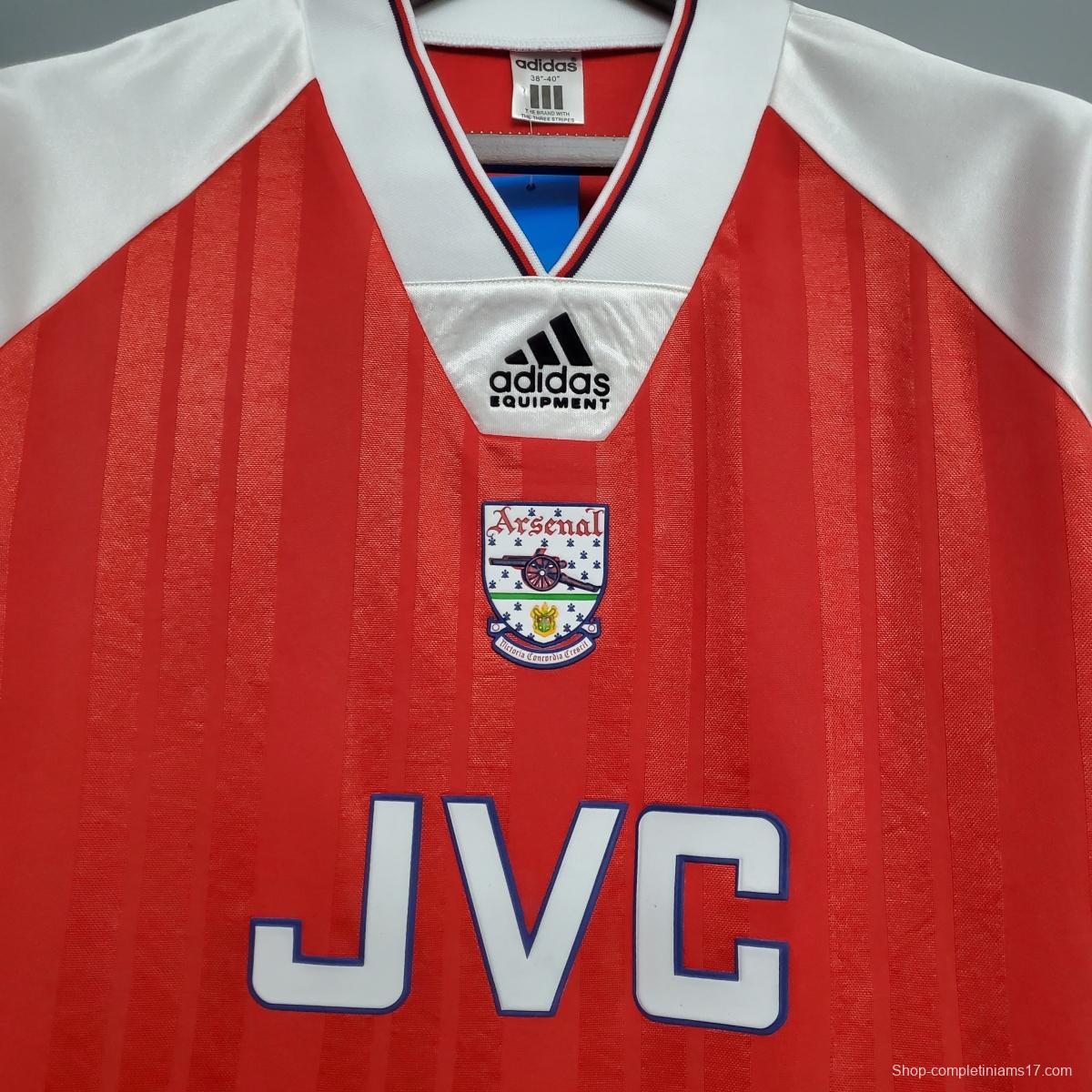 Retro Arsenal 92/93 home Soccer Jersey