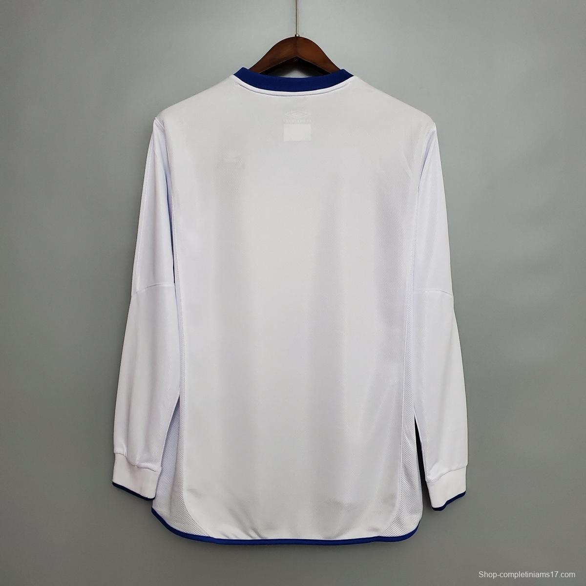 Retro long-sleeved 03/05 Chelsea away Soccer Jersey