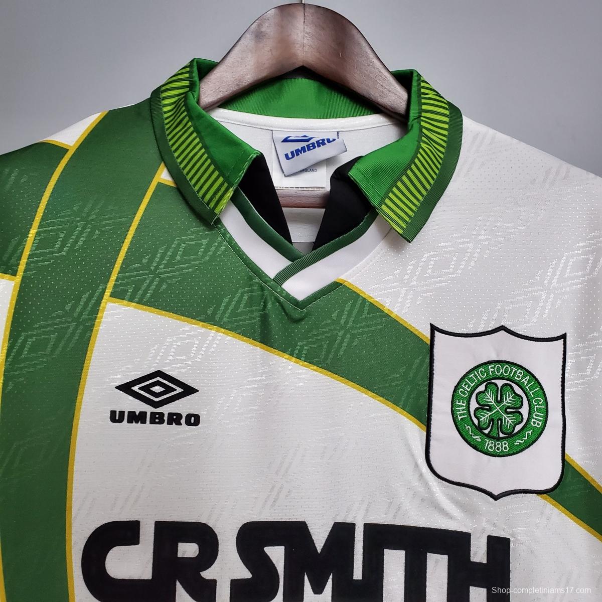 Retro Celtic 93/95 home Soccer Jersey