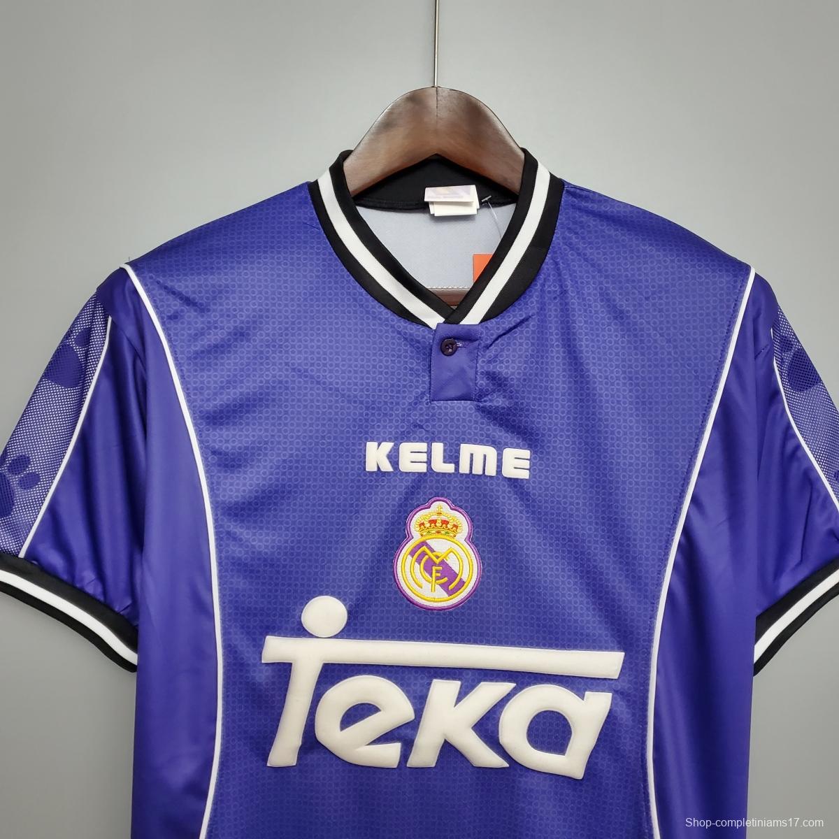 Retro Real Madrid 97/98 away Soccer Jersey