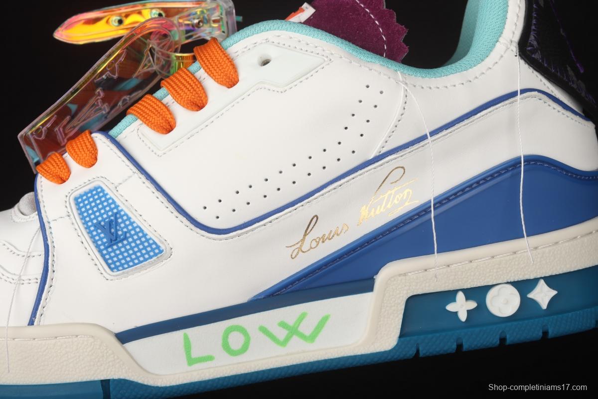 Authentic LV 2021s LV Trainer is limited to the latest color matching in autumn