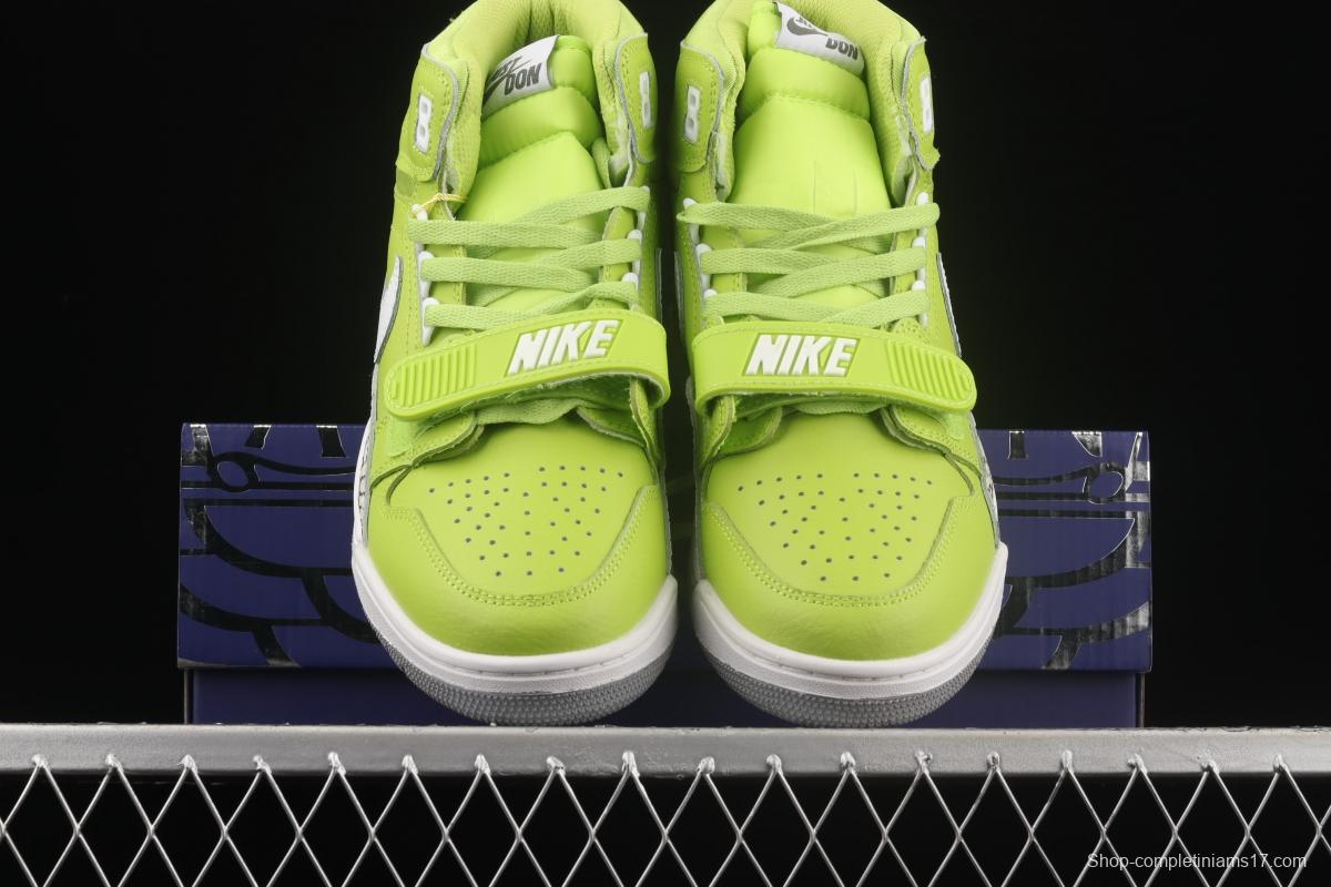 Jordan Legacy 312 apple green color Velcro three-in-one board shoes AQ4160-301