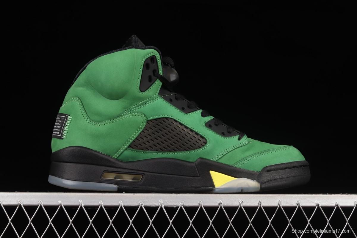 Air Jordan 5 SE Oregon Ducks Oregon Apple Green CK6631-307