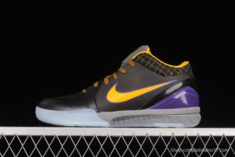 NIKE Zoom Kobe 4 Protro Kobe 4th Generation Collection-level Re-engraved Low-Top Men's Basketball Shoes AV6339-001