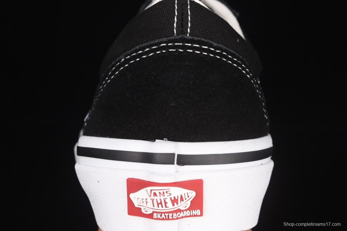 Vans Skate Classics Old Skool Anaheim side checkerboard black and white classic low-top casual board shoes VN0A5FCBY28