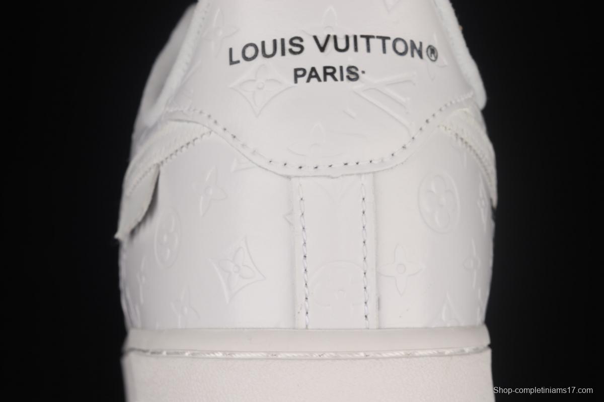 NIKE Air Force 1' 07 Low LV printed all-white low-top casual board shoes LA2314-100