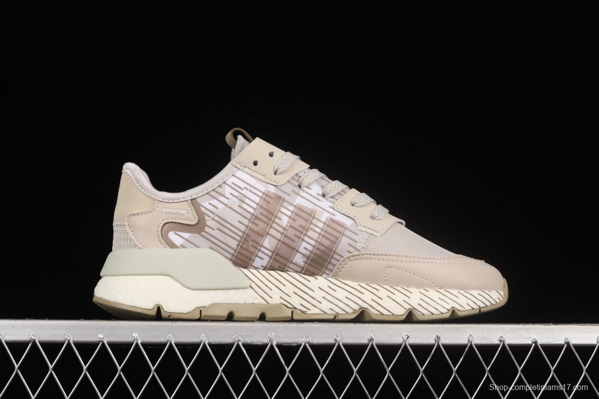 Adidas Nite Jogger Boost FV1323 3M reflective retro running shoes