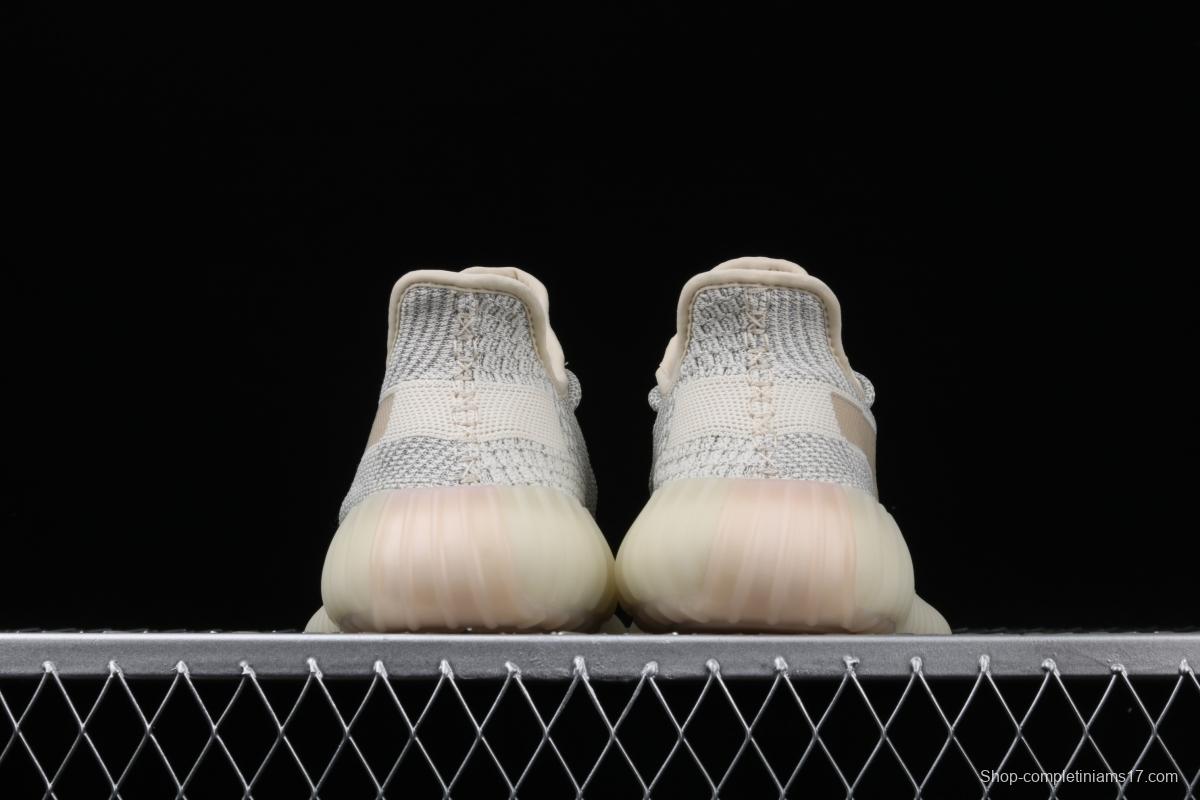 Adidas Yeezy 350 Boost V2 FV3254 Darth Coconut 350 second generation beard white hollowed-out star color