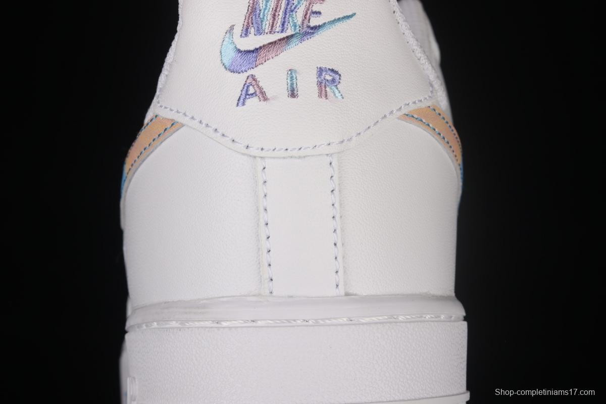 NIKE Air Force 1x 07 Lx graffiti low upper board shoes DD8959-100