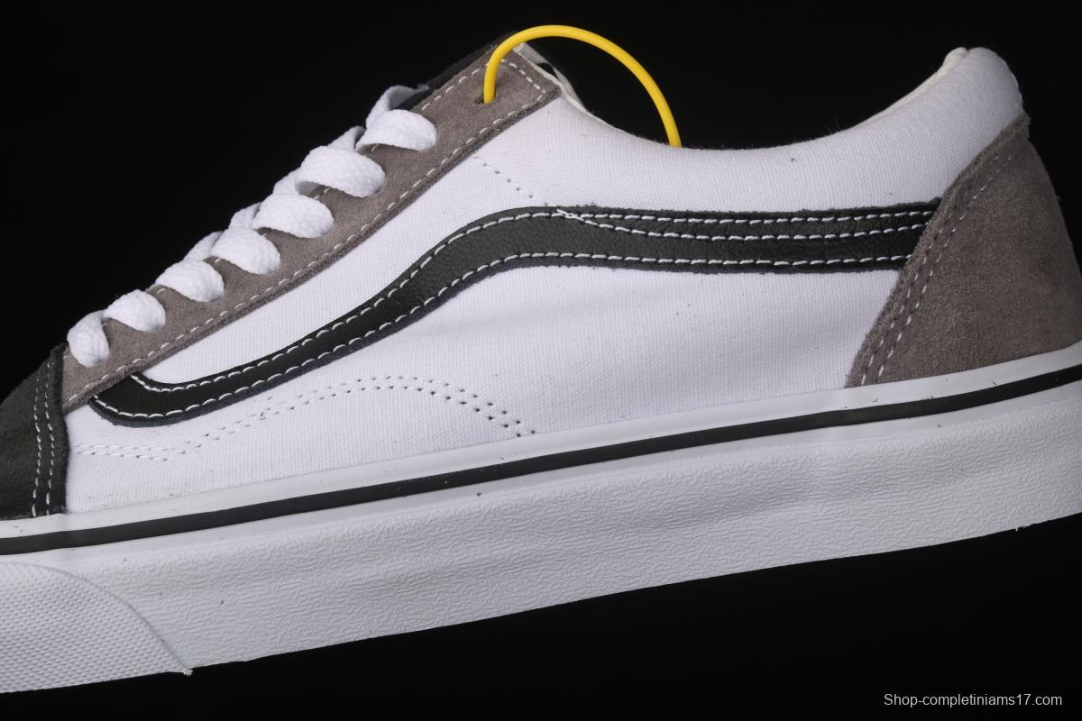 Vans Old Skool Vance black, white and gray color low-side vulcanized canvas casual shoes VN0A4BVAK10