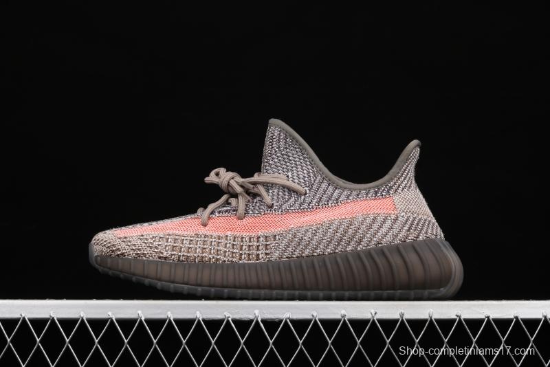 Adidas Yeezy 350 Boost V2 Ash Stone GW0089 Darth Coconut 350 second generation hollowed-out volcanic lime powder color BASF Boost original