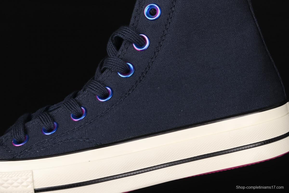 Converse 1970's soul city series Shanghai limited neon dark night blue high upper board shoes 170491C