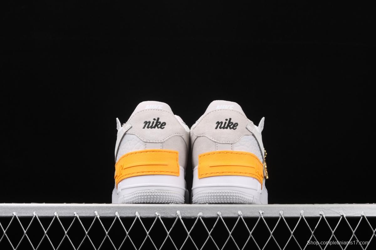 NIKE Air Force 1 ShAdidasow light weight heightened low-top 100-board shoes CU3446-001