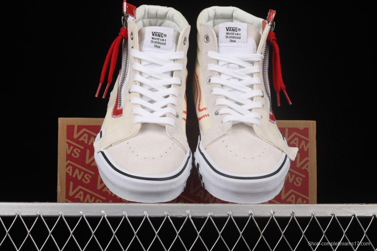 Vans Vault Sk8-Hi Reissue Ca deconstructionism high-top canvas vulcanized shoes VN0A3WM130L