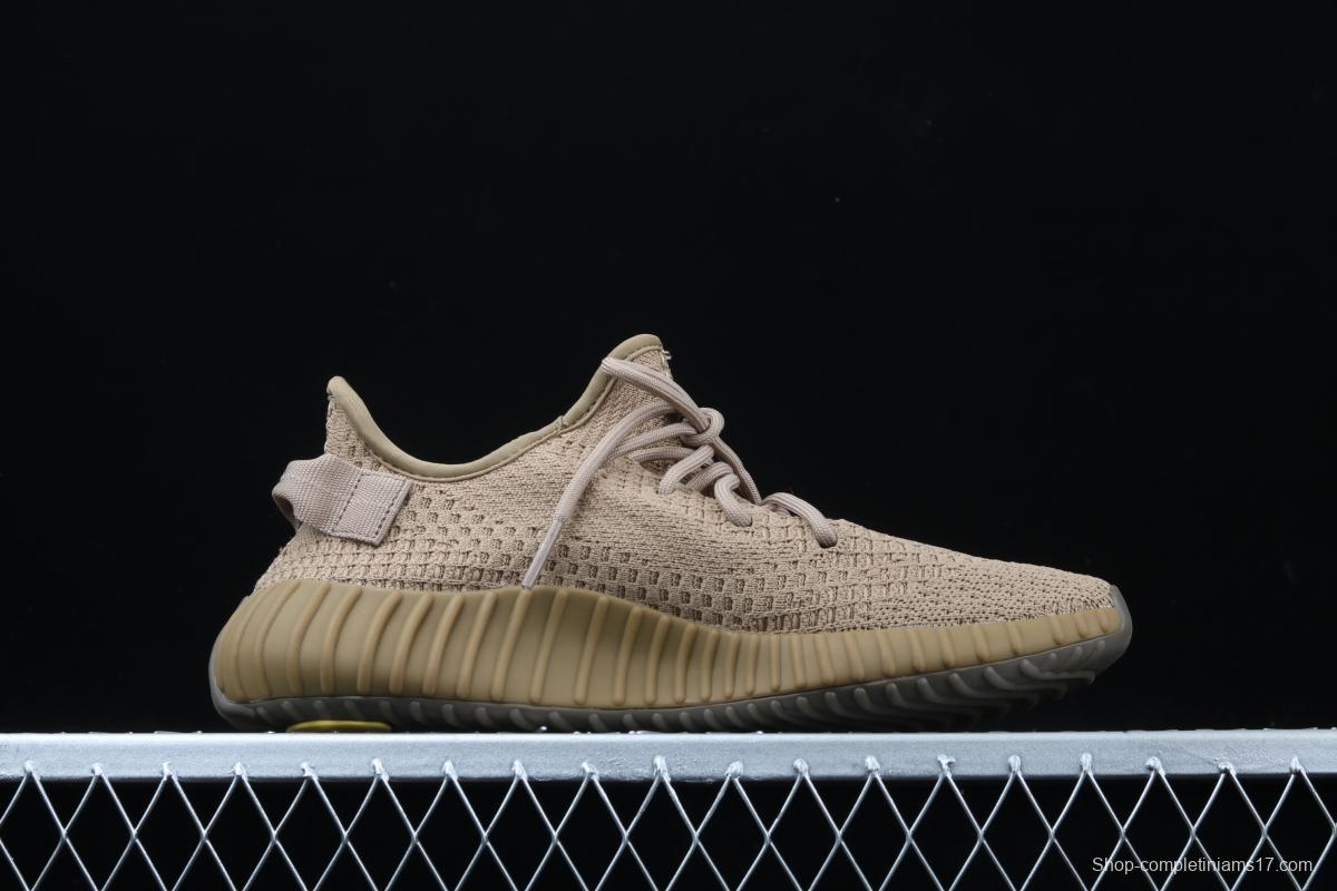 Adidas Yeezy Boost 350 V2 FX9033 das coconut 350 second generation hollowed-out sesame gray angel color