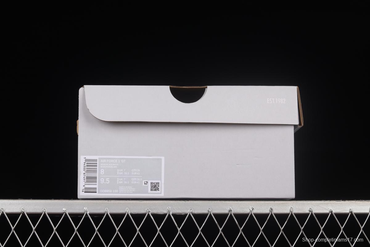 NIKE Air Force 1'07 Low Beige Small Fragrance Low Casual Sneakers DD8959-100