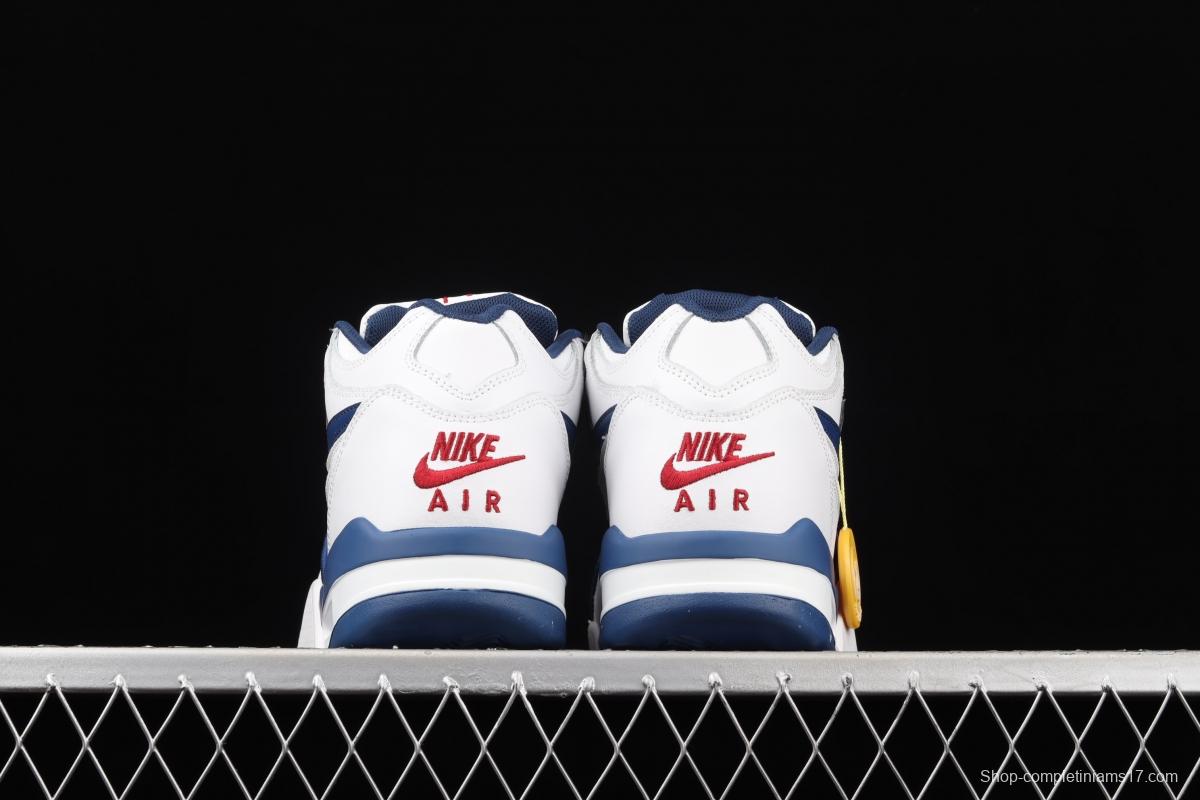 NIKE Air Flight 89 White and Blue Air cushion Basketball shoes CN5668-101