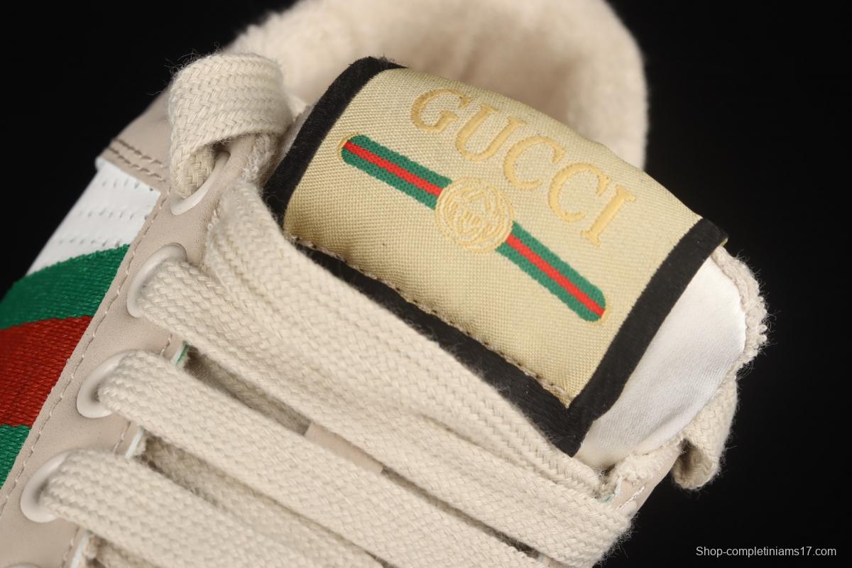 Gucci Distressed Screener Sneaker Gucci classic dirty shoes