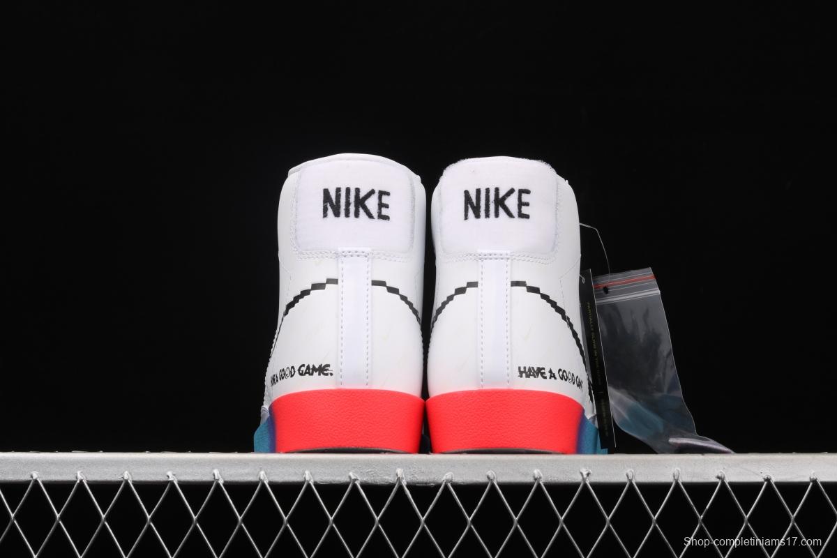 NIKE Blazer Mid '1977 Vintage Have A Good Game Trail Blazers high-end video games skin casual board shoes DC3280-101,