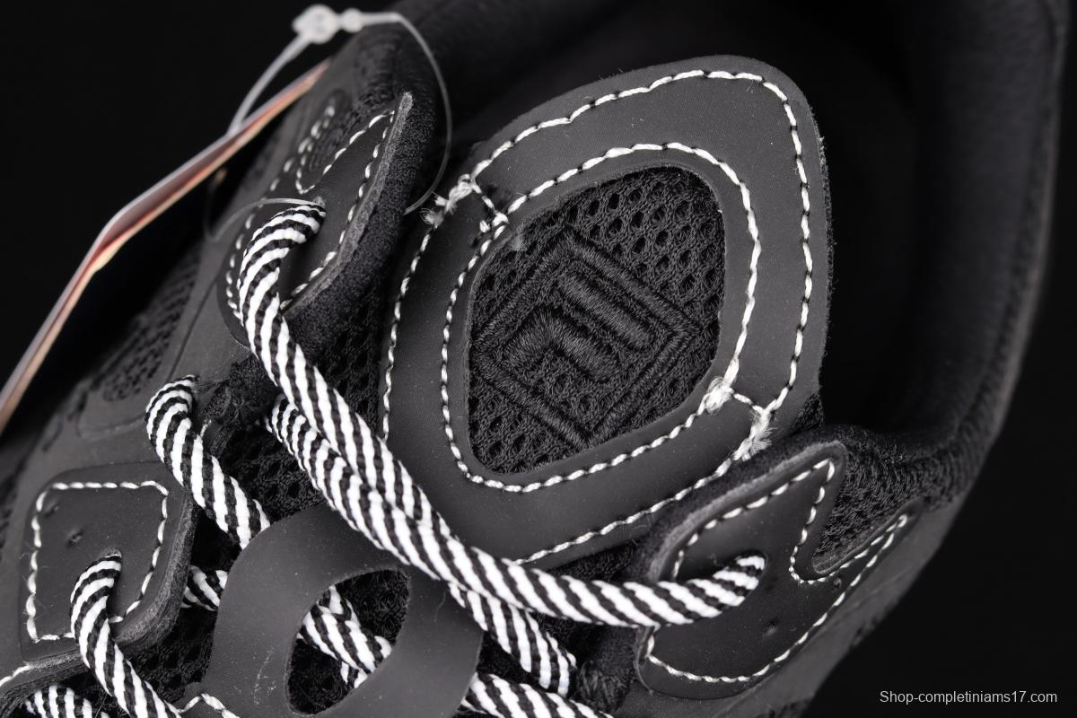 FILA 3M reflective all-black retro sports Martian daddy shoes T12W115206ABK
