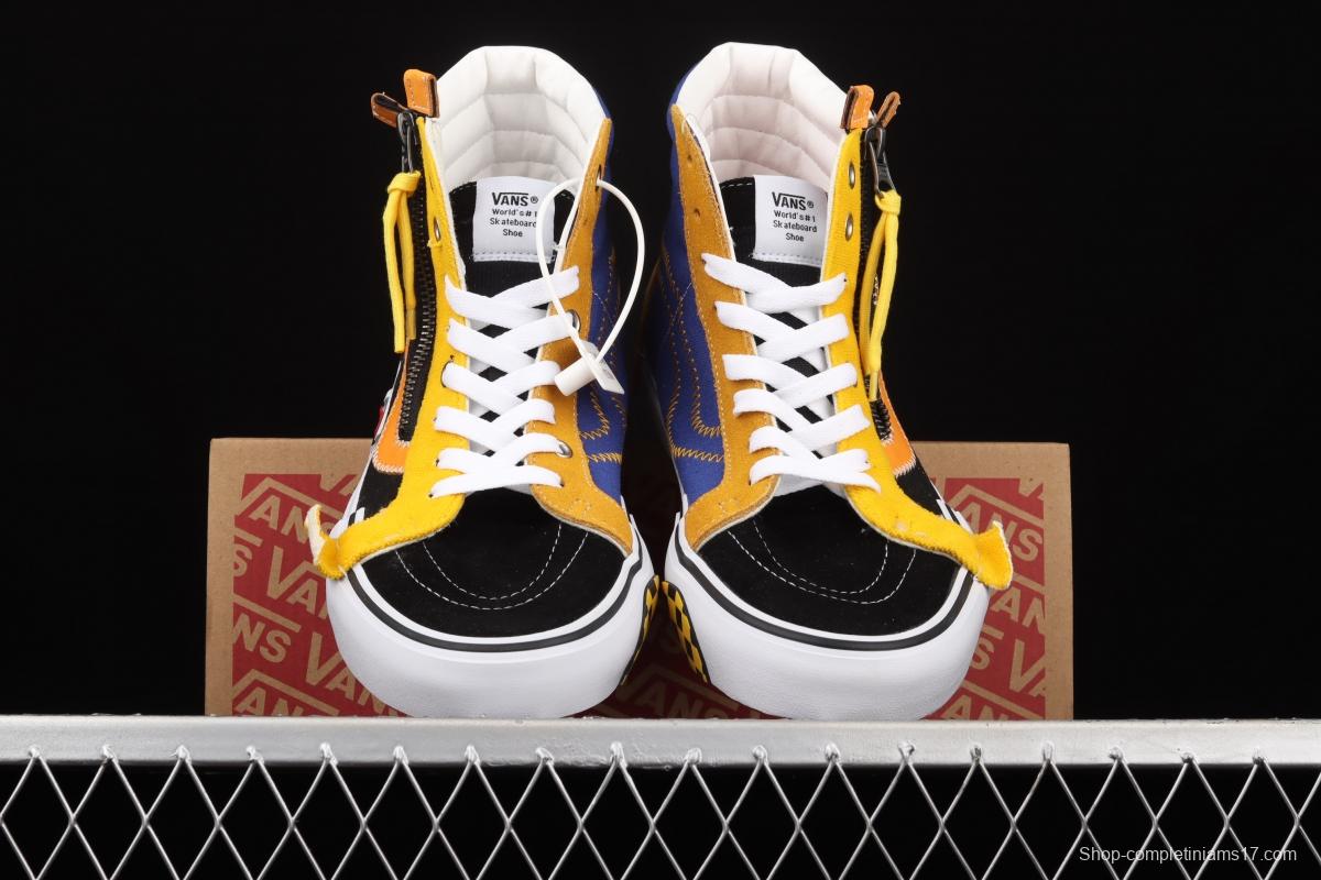 Vans SK8-Hi Reissue Ca Vance deconstructs and splices VN0A3WM15FG of high-top vulcanized shoes