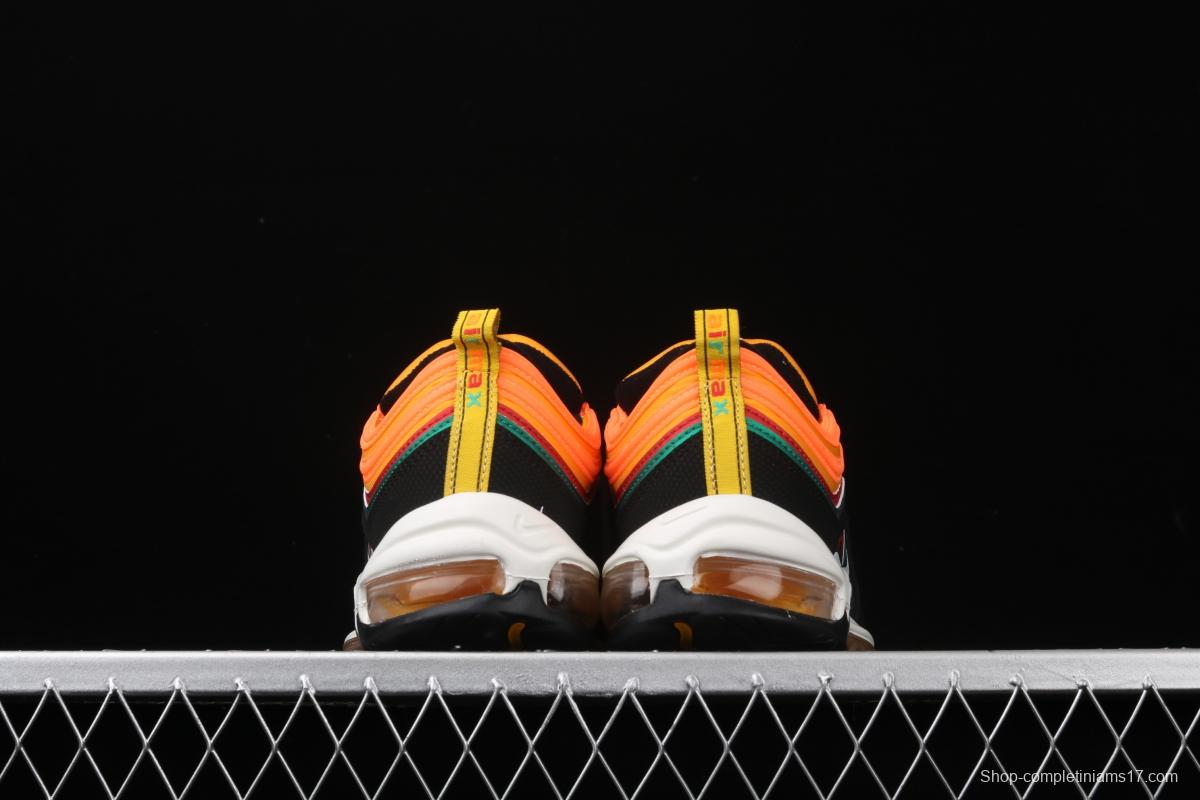 NIKE Air Max 97 new color matching air cushion running shoes CK9399-001