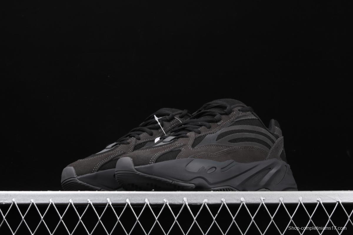 Adidas Yeezy Boost 700Inertia FU6684 Kanye coconut 700all black running shoes 3M reflection