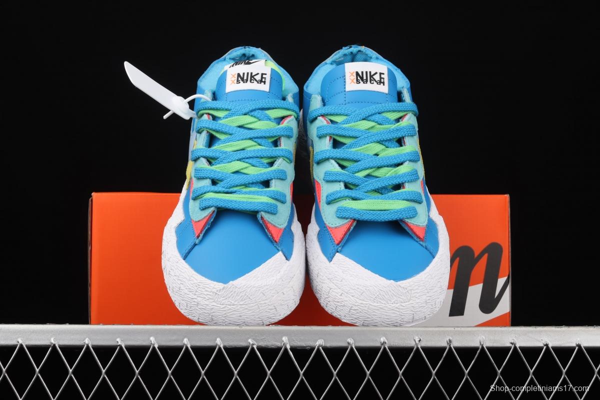 Sacai x NIKE Blazer Low co-signed Trail Blazers low-top casual board shoes DM7901-400