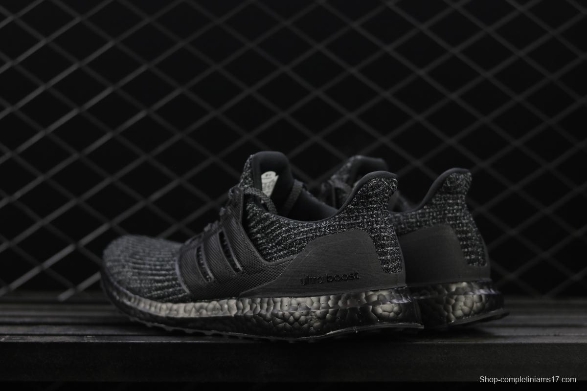 Adidas Ultra Boost 4.0BB6171 fourth generation knitted striped gray-black UB