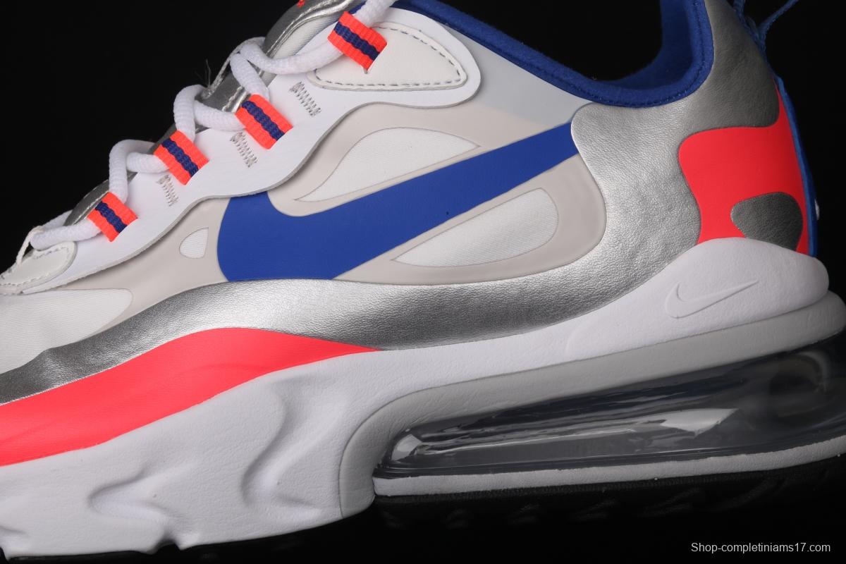 NIKE Air Max 270React new high-frequency mesh function half-palm air cushion cushioning running cloth shoes CW3094-100