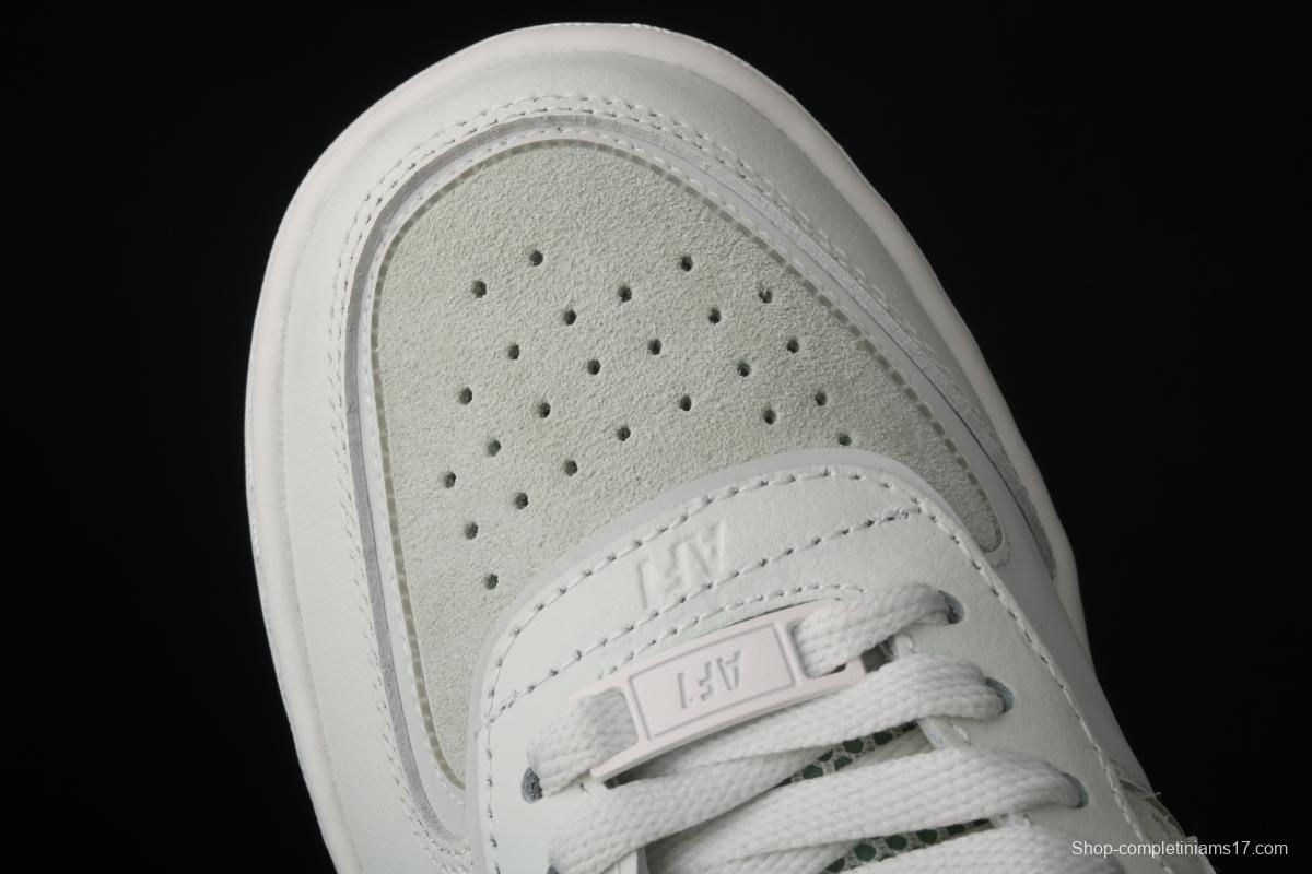 NIKE Air Force 1 ShAdidasow light weight heightened low-top 100-board shoes CW2655-001