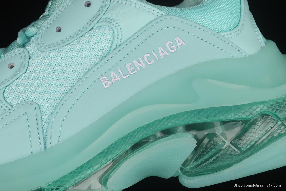 Balenciaga Triple S 3.0 full-combination nitrogen crystal outsole W2GA14500 for retro casual running shoes