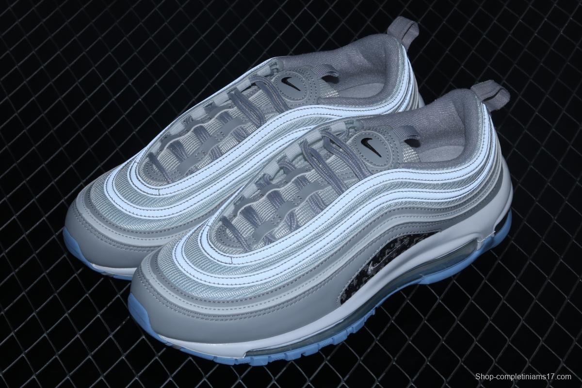 NIKE Air Max 97 Lx Dior color 3M reflective bullet air cushion running shoes AR8898-002