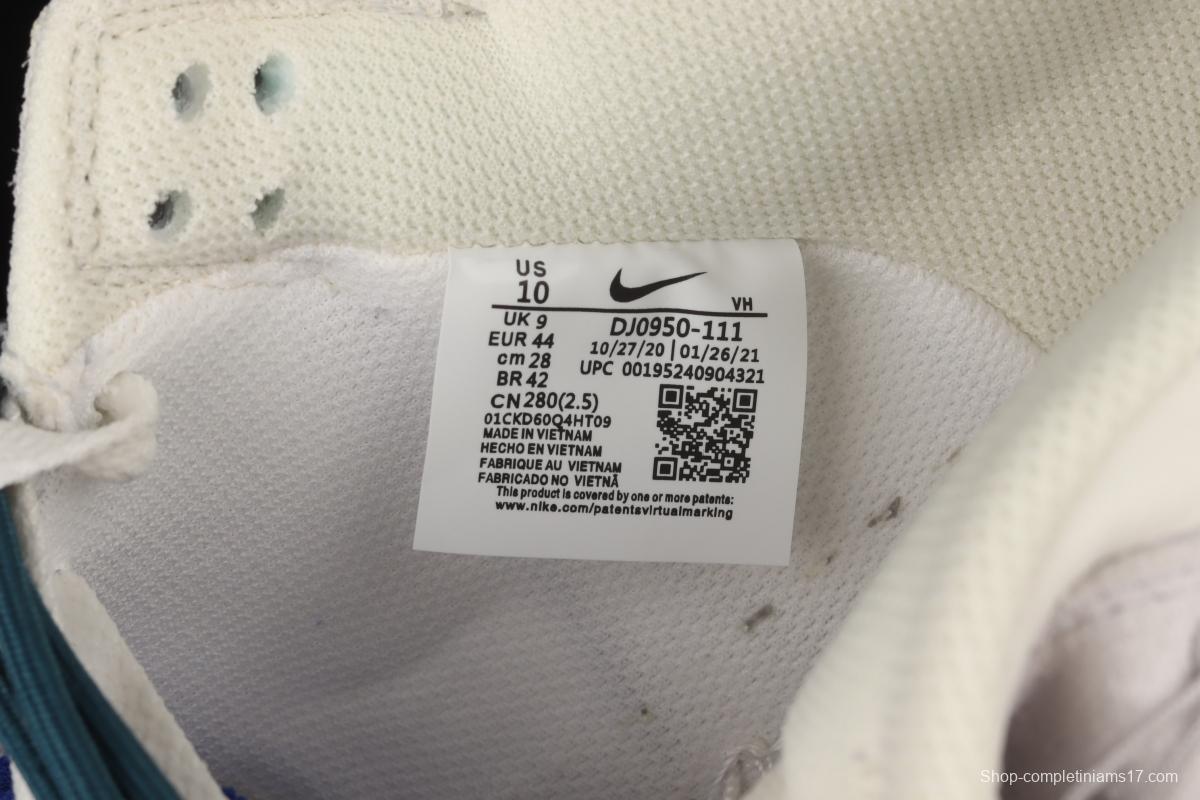 OFF-White x NIKE DUNK Low OW suede SB buckle rebound fashion casual board shoes DJ0950-111,