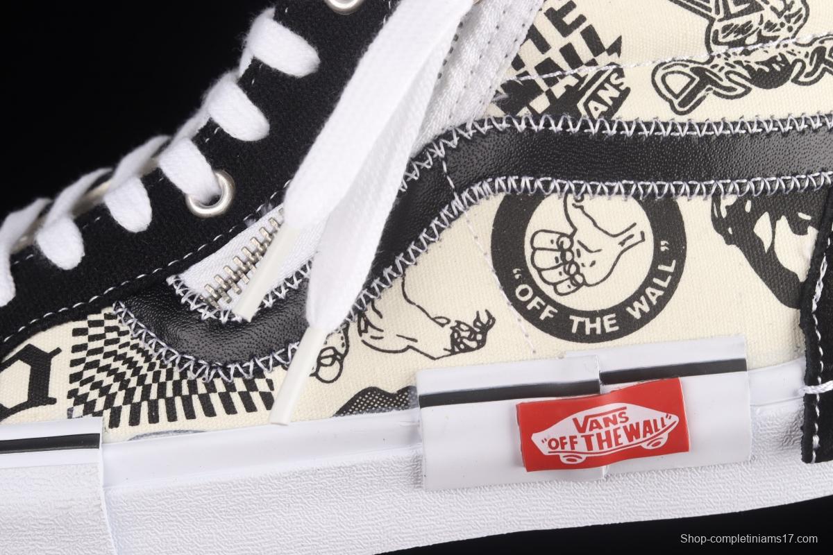 Vans Vault Sk8-Hi Reissue Ca deconstructionism high-top canvas vulcanized shoes VN0A3WM16HJ