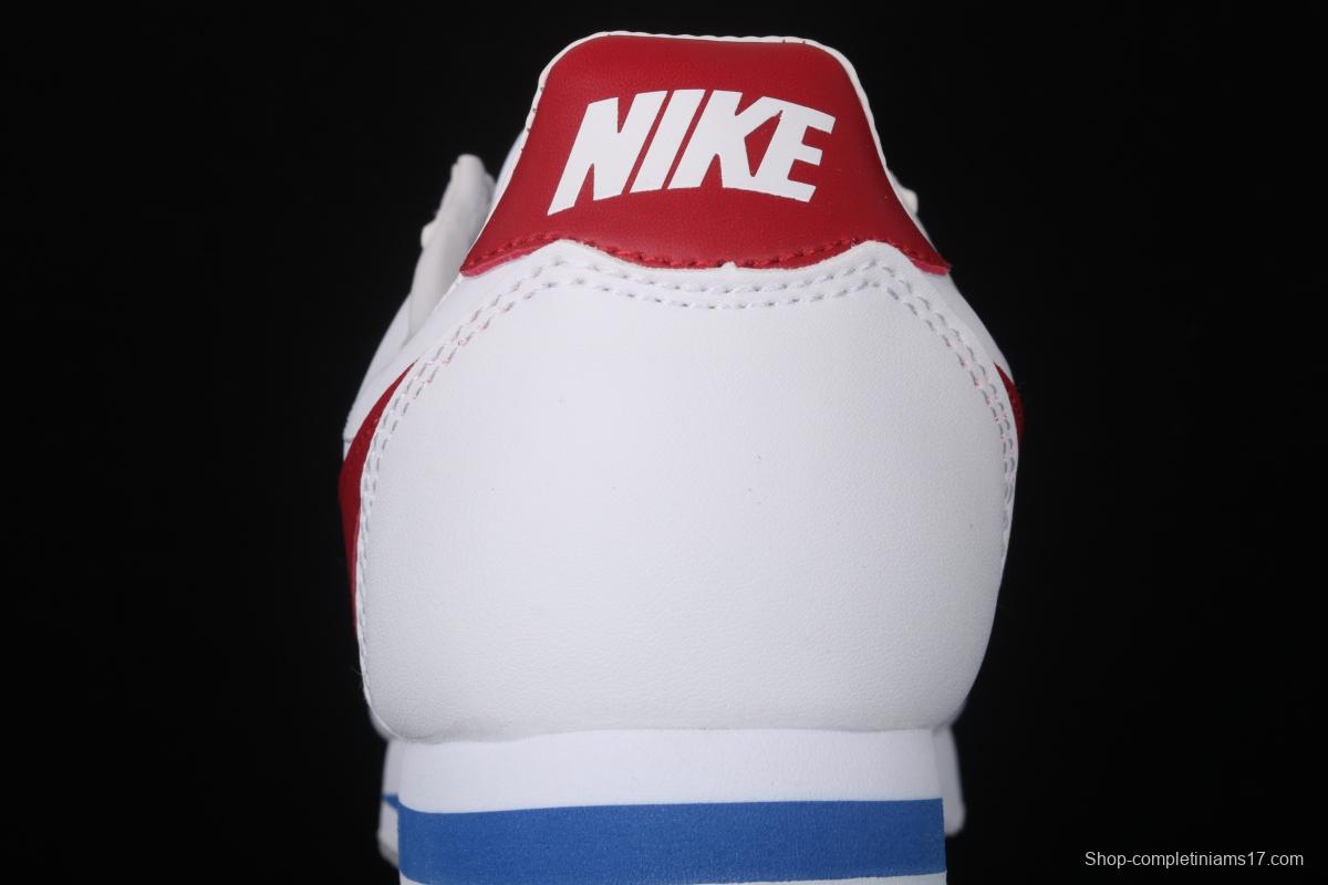 NIKE Roshe QS Agan evergreen classic white-and-red leather soft foam shoes 807471-103