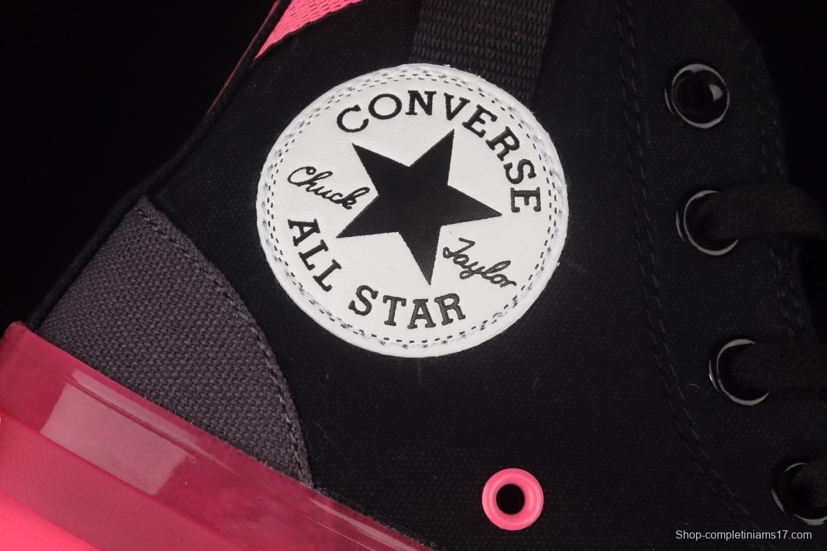 Converse Chuck Taylor All Star CX neutral crystal jelly soles hit color canvas high upper shoes 170993C