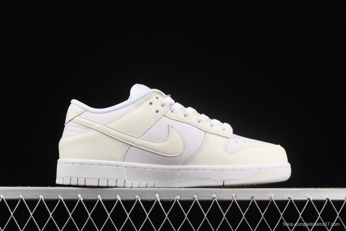 NIKE DUNK Low Next Nature sea salt cream white SB crushed backboard low upper board shoes DD1873-101