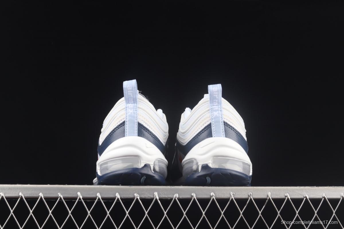 NIKE Air Max 97 navy blue color bullet air cushion running shoes DM2824-100
