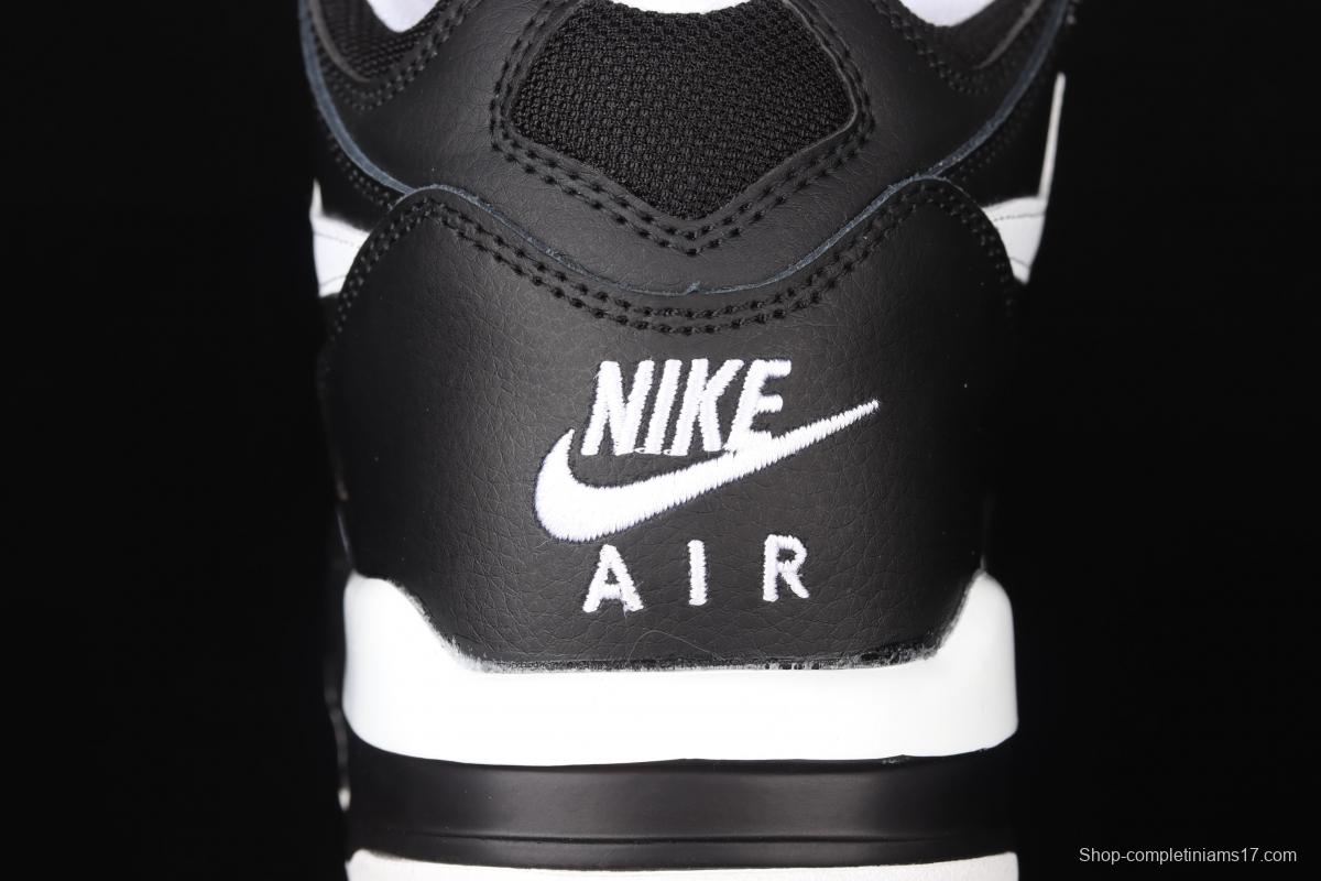 NIKE Air Flight 89 black and white air cushion basketball shoes CT1570-001
