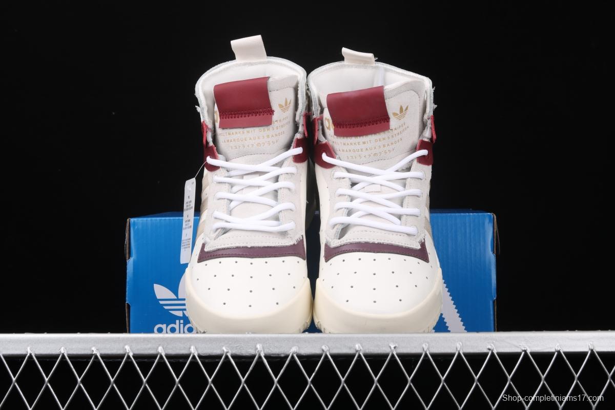 Adidas Rivalry RM Low Boost EG9314 striped casual board shoes with thick soles and high uppers