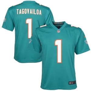 Youth Tua Tagovailoa Aqua 2020 Draft First Round Pick Player Limited Team Jersey