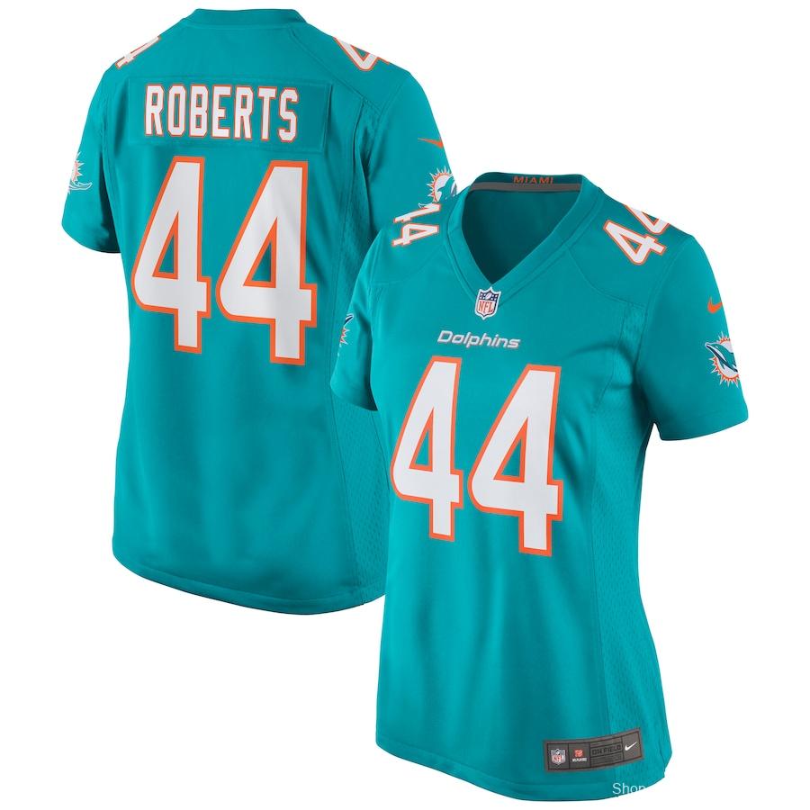 Women's Elandon Roberts Aqua Player Limited Team Jersey