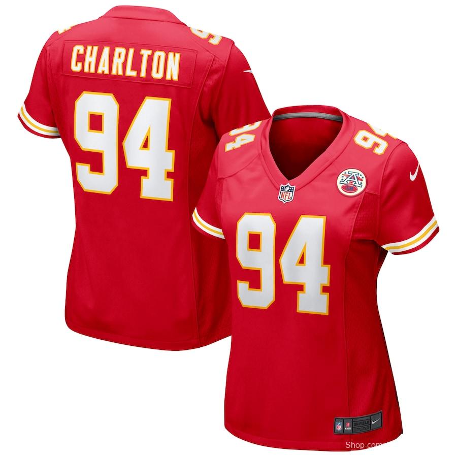 Women's Taco Charlton Red Player Limited Team Jersey