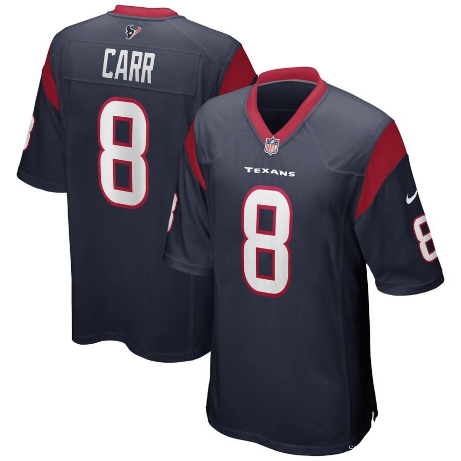 Men's David Carr Navy Retired Player Limited Team Jersey