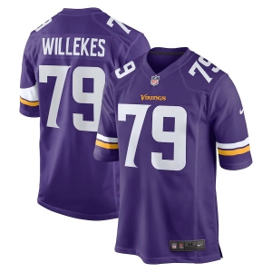 Men's Kenny Willekes Purple Player Limited Team Jersey